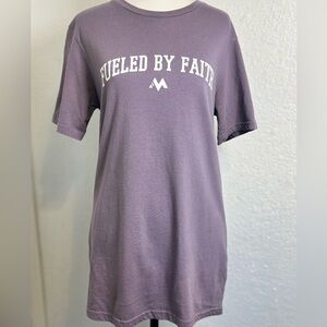 Women's Mentality Fueled By Faith T Shirt Size Small